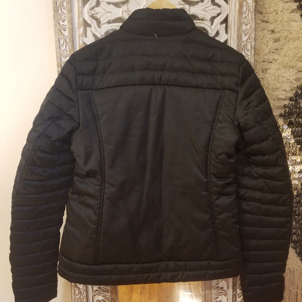 Love Moschino Heart Print Padded Puffer Jacket - Picture 2 of 6